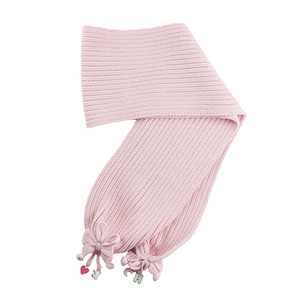 Шарф mini хлопковый для девочки Chobi casual SS-1032 розовый