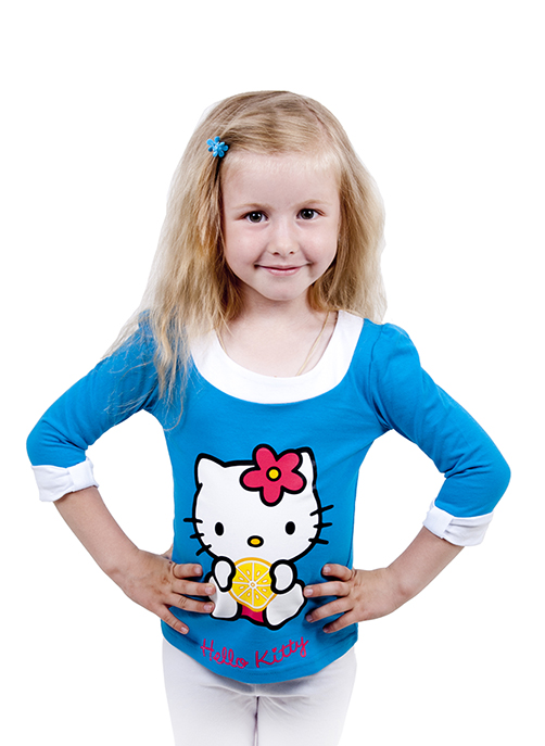 Футболка "Hello Kitty", рукава 3/4