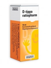 Витамин Д в каплях D-tippa Ratiopharm, 10мл