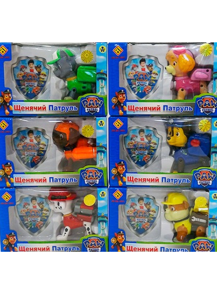 ФИГУРКИ "PAW PATROL" СО ЗНАЧКОМ #1