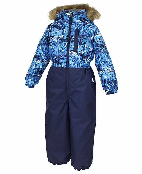 Комбинезон Huppa Willy Граффити темно-синий