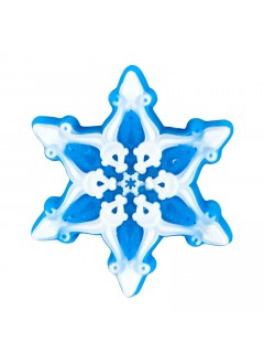 Новогоднее мыло ручной работы Снежинка