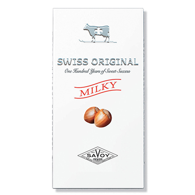 Шоколад "SWISS ORIGINAL" Молочный с дробленым фундуком 100гр