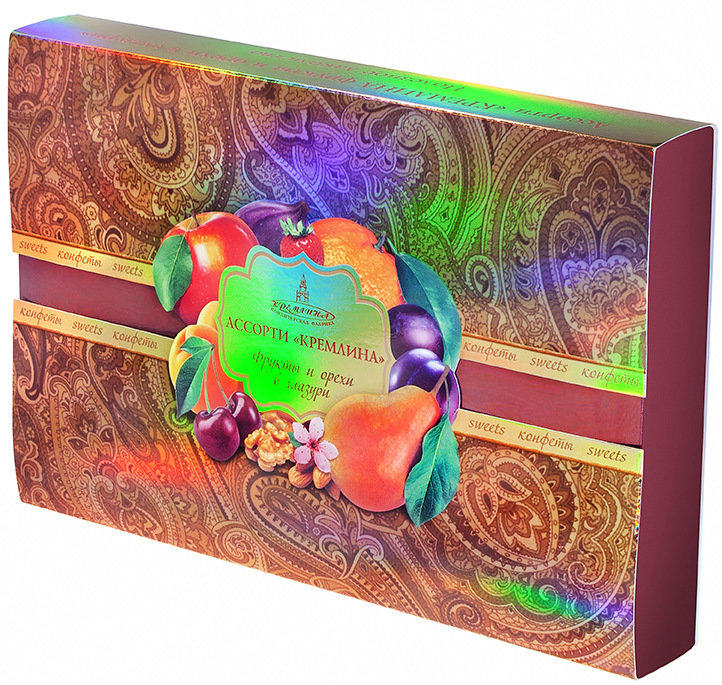 Ассорти Кремлина фрукты и орехи в глазури 500гр