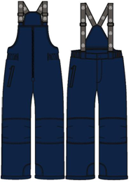 Брюки зимние W17641 BLUE (Синие)