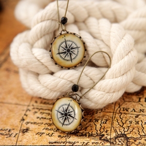 СЕРЬГИ VINTAGE COMPASS