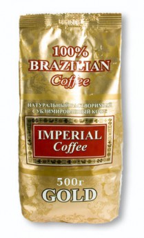 Gold (Бразилия арабика) растворимый кофе (упаковка 500 гр)