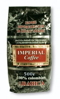 100% Colombian Arabica растворимый кофе (упаковка 500 гр)