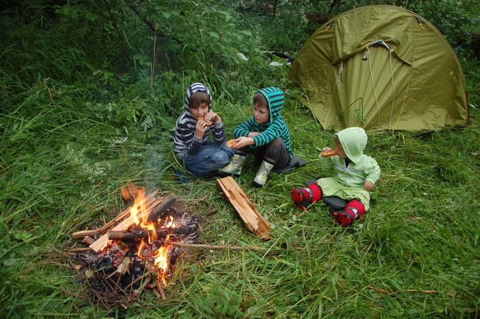 Одноночный многодетный поход