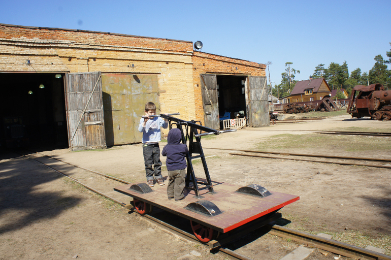 Музей железнодорожной техники или Музей паровозов в Перьяславле- Зелесском