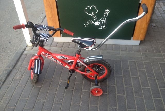 Велосипед stern с ручкой