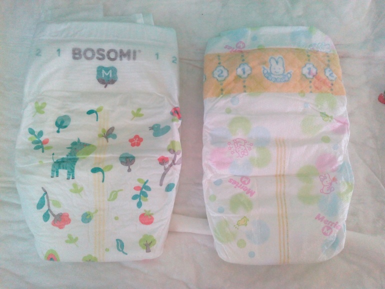 Купили новую марку подгузников Bosomi