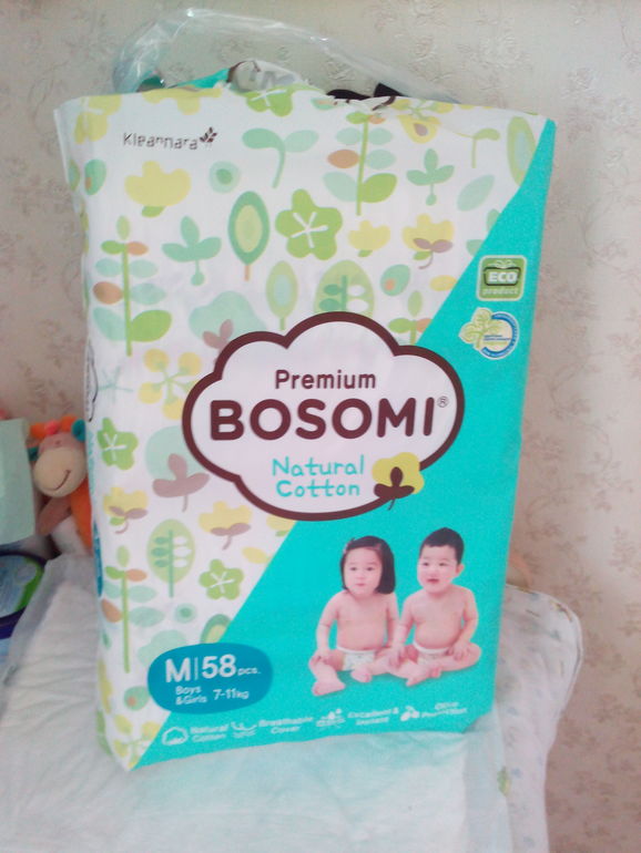 Купили новую марку подгузников Bosomi