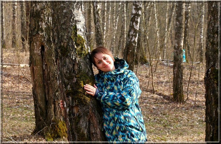 Первая весенняя прогулка в лесу