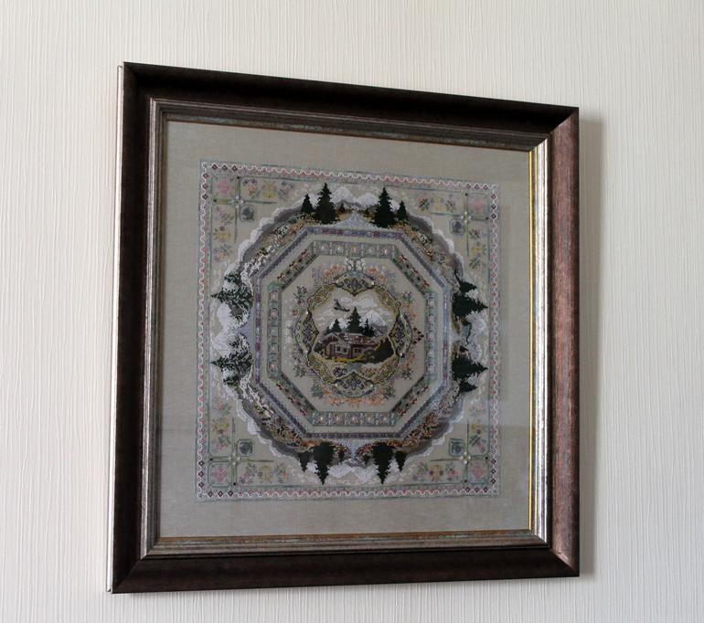 Альпийский сад оформлен