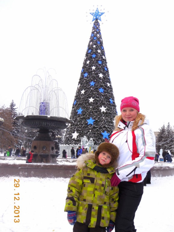 Городская ёлка, сквер им. Кирова