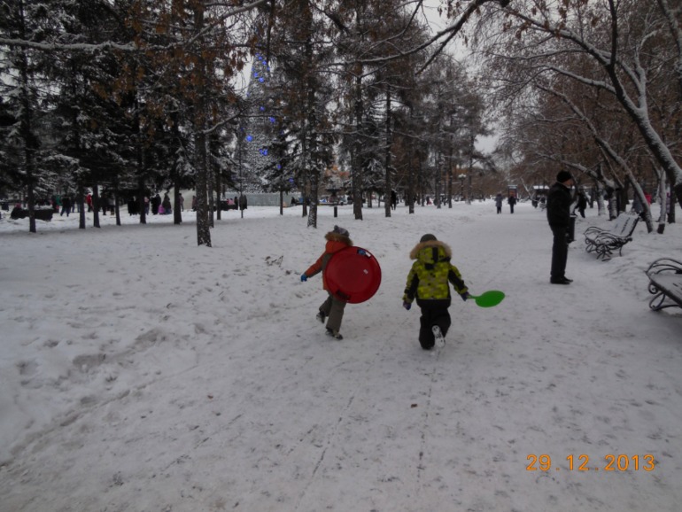 Городская ёлка, сквер им. Кирова