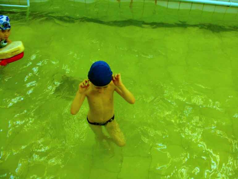 Видео и фото с Бассейна в садике