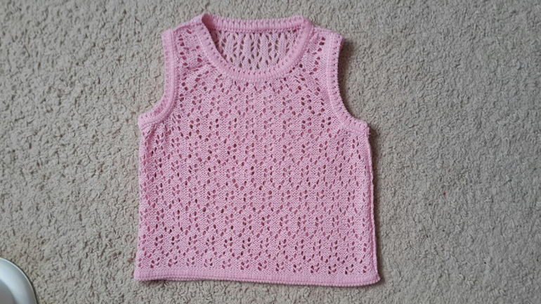 Кофточка в подарок ажур