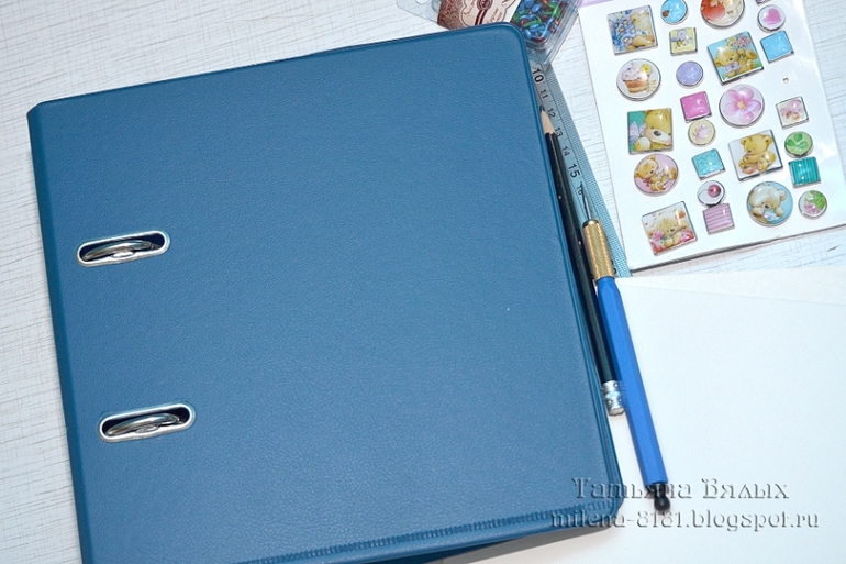 Мини МК - папка для хранения брадс