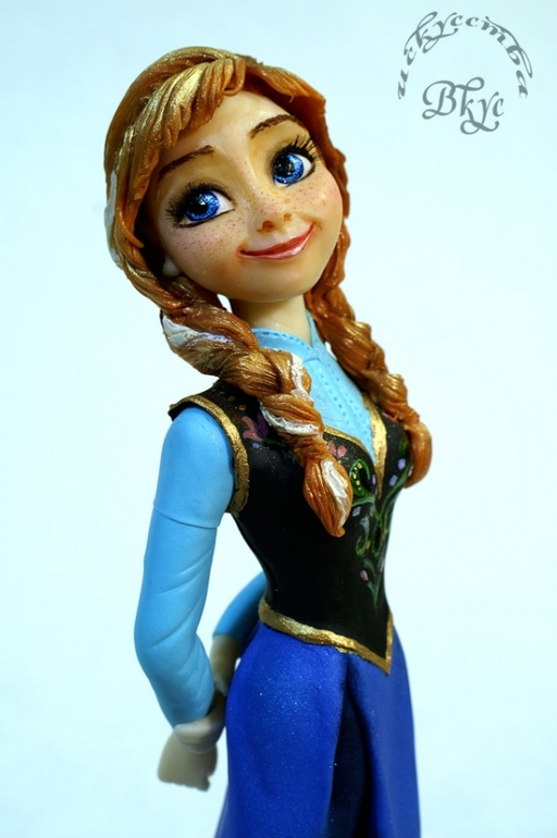 Фигурки на торт Анна Эльза и Олаф