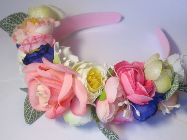 Новые цветочные ободочки!!!