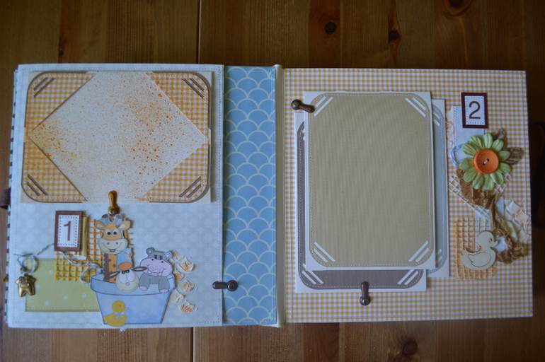 Альбом ручной работы для малыша + мамина сокровищница