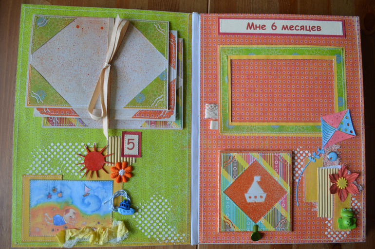 Альбом для новорожденного мальчика