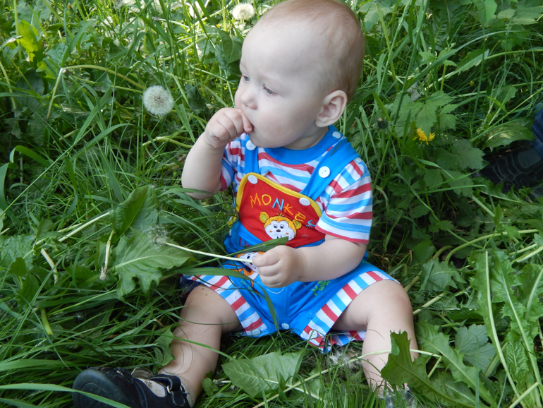 Костику 10 месяцев. Как меняются детки