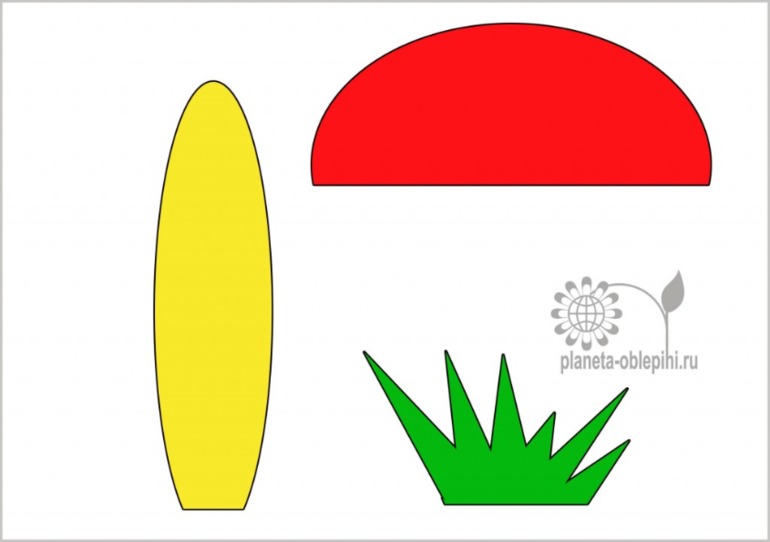 Шаблон старшая группа. Основа для аппликации для детей. Заготовки для аппликации грибы. Аппликация гриб для малышей. Детали гриба для аппликации.