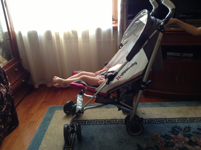 Наша новенькая  uppababy  g- luxe!! Розово- фиолетовая .