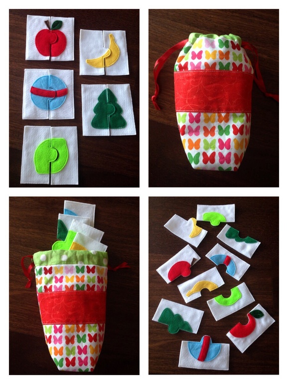 Пазлы из фетра