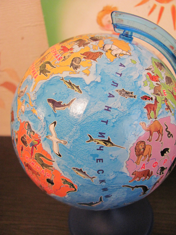 Глобус для первого знакомства с миром
