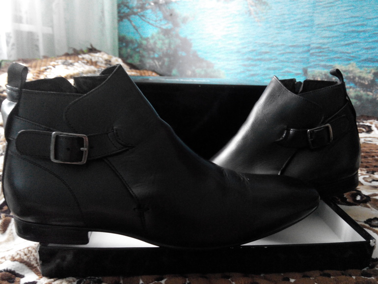 Продам мужские ботинки 41 размер (нат.кожа)бренда Dune!!!