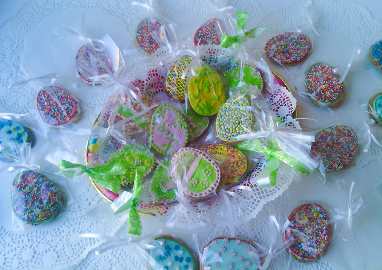 Пасхальные пряники на благотоворительную ярмарку