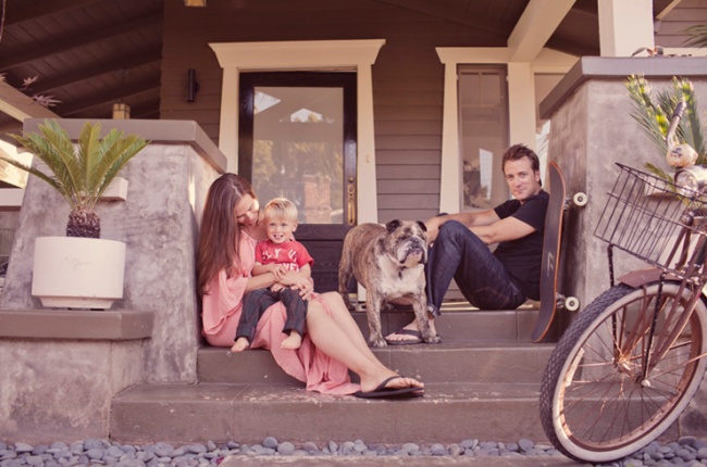 Счастливый ребенок в счастливой семье