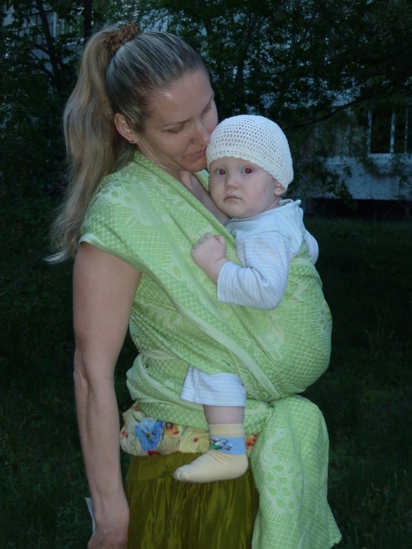 Дидимос Павлины лайм, хлопок/конопля