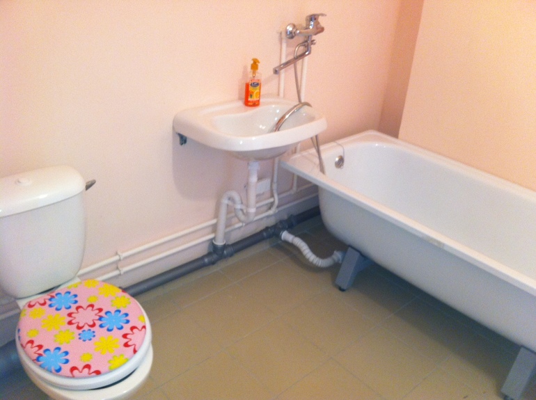 Ремонт ванной комнаты на 9 мес. беременности.