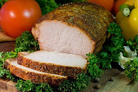 Запеченная свиная корейка