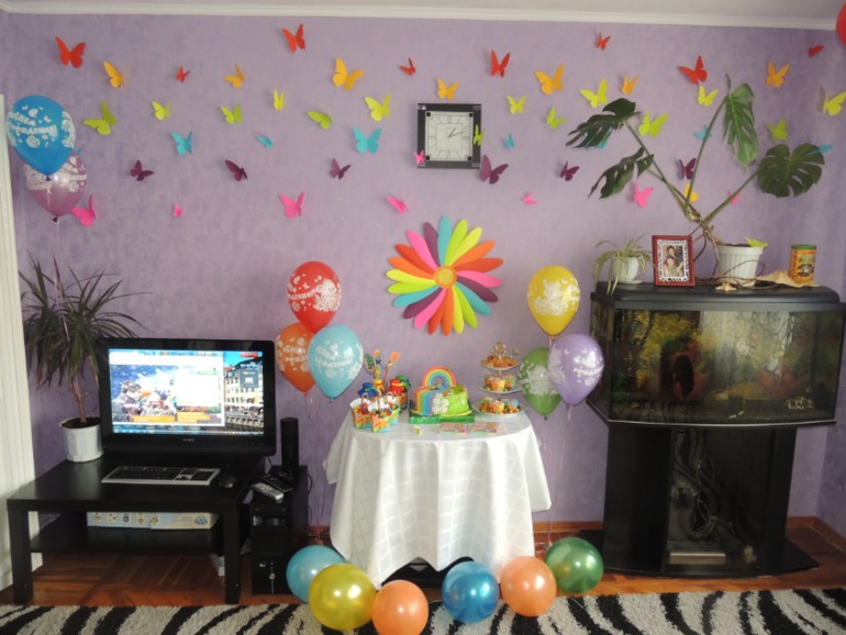 Первый день рождение Аришки 04.12.2013