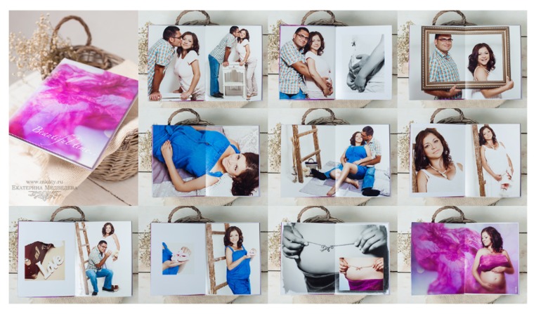 Фотосессия беременности. Минибук.