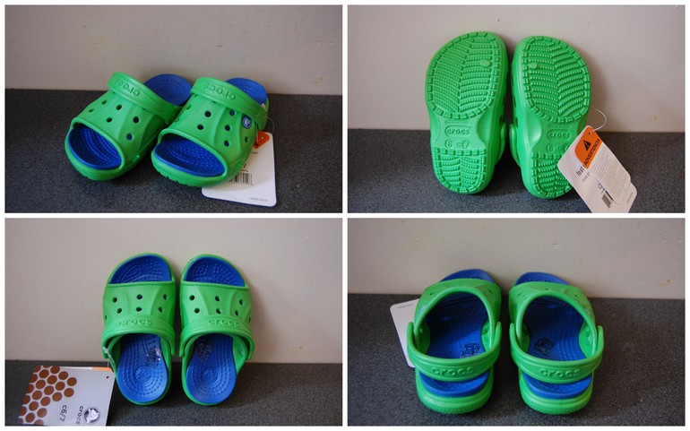 В наличии 155 пар! Новые детские Кроксы (Crocs) Оригиналы — Весна / Лето от С2/3 до J5