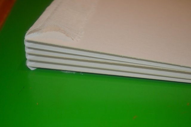 Пивной картон, переплет и вырубка