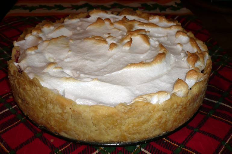 Клюквенный пирог