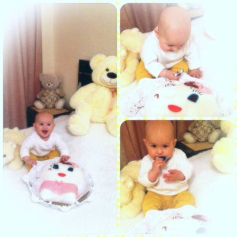 Отмечали зубки и наши 7 месяцев!