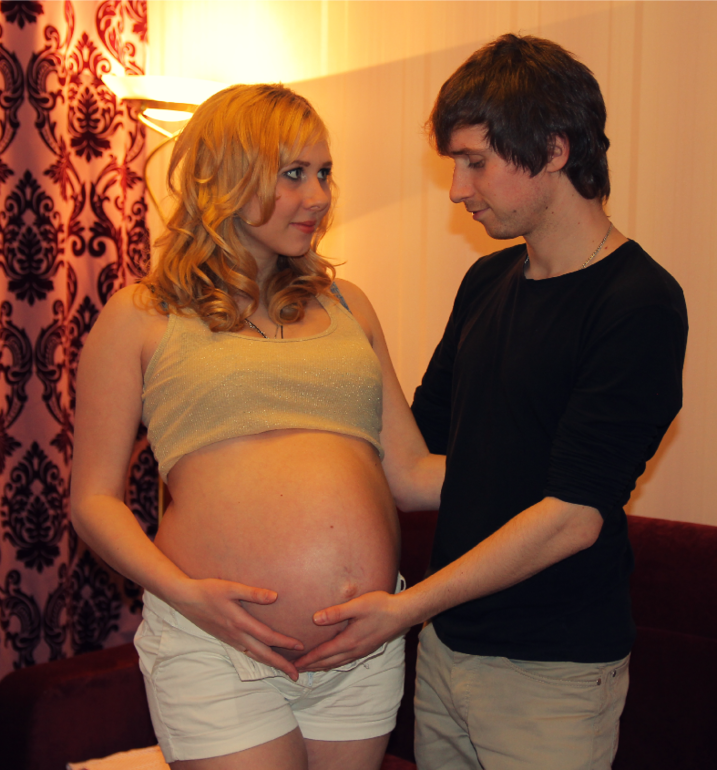 В ожидании ЧУДА или дом. фотосессия на 39-ой неделе