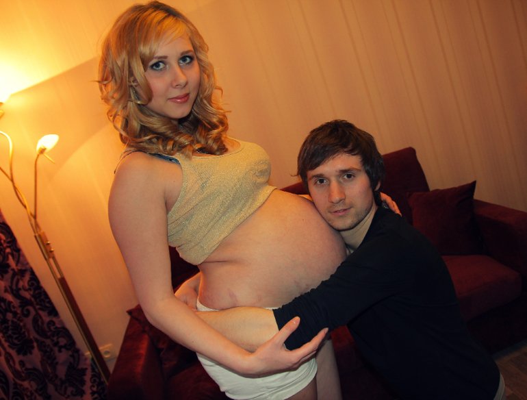 В ожидании ЧУДА или дом. фотосессия на 39-ой неделе