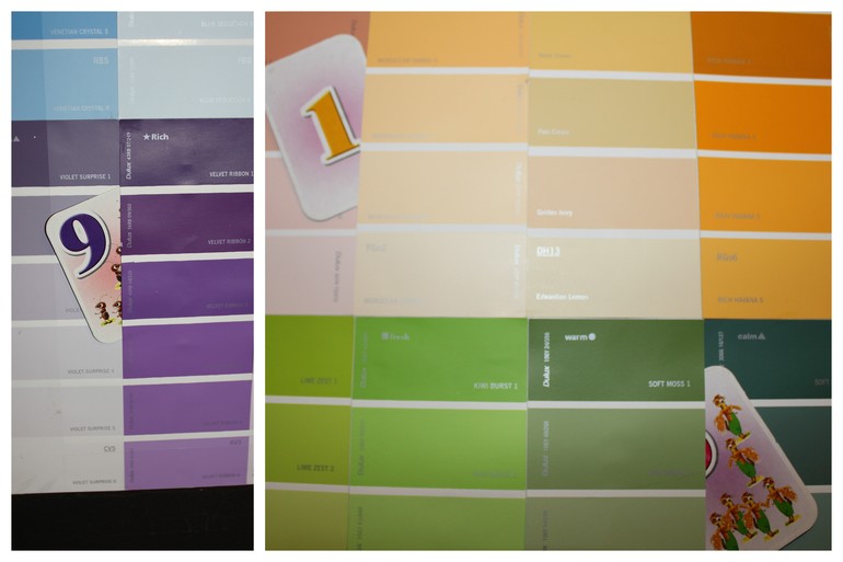 Таблица полутонов.