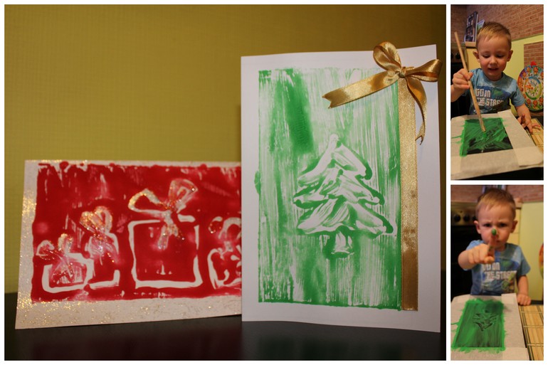 День 5. Открытка - отпечаток.