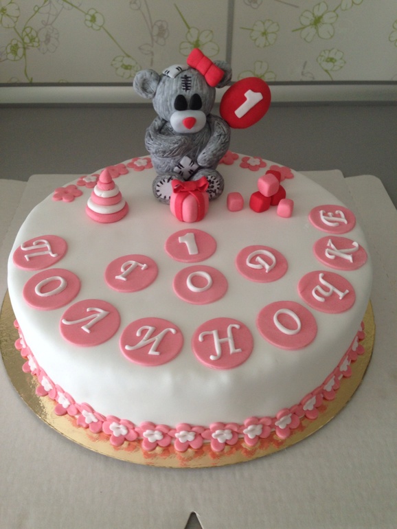 Мишка тедди на годик